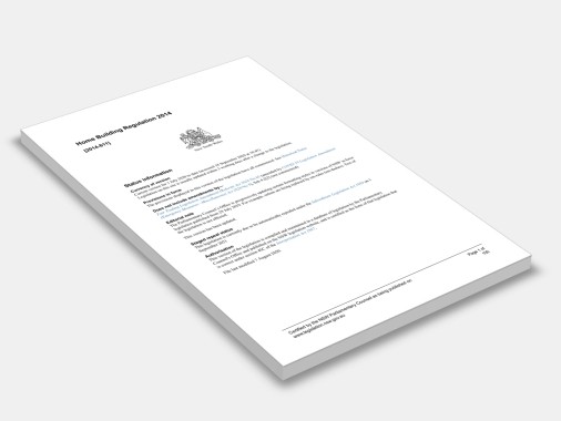 NSW Home Building Regulation 2014 Cover