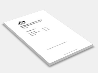 Building and Construction Industry (Improving Productivity) Act 2016 cover 2021