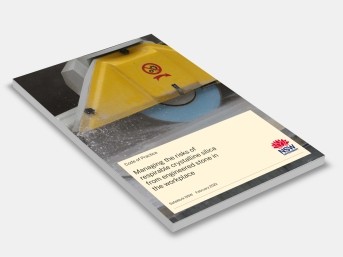 Code of Practice Managing The Risks Of Respirable Crystalline Silica From Engineered Stone In The Workplace 2022 cover