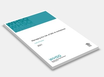 Managing the risk of falls at workplaces 2021 cover