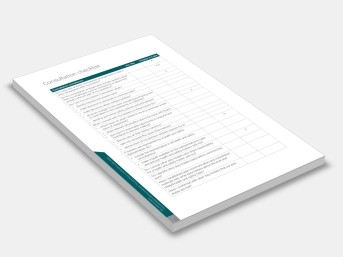 Consultation checklist 2022 cover