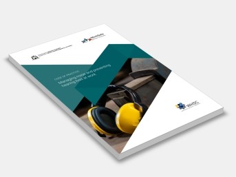 Managing noise and preventing hearing loss at work 2022 cover