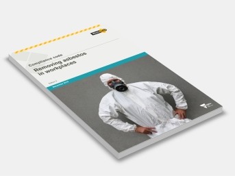 Removing asbestos in workplaces 2nd edition, 2019. cover