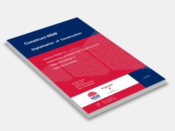 Digitalisation of Construction: Industry Report on Digitalisation of Design and Construction of Class 2 Buildings in New South Wales 2021. cover